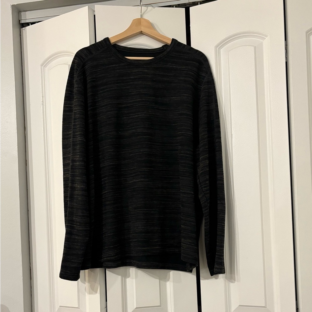 Men's Allsaints Black Striped Shirt